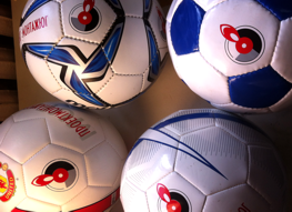 Нанесение логотипа на футбольный мяч