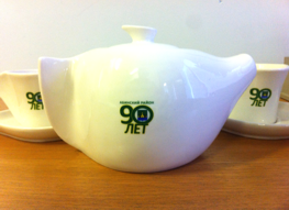 Чайный сервиз с логотипом